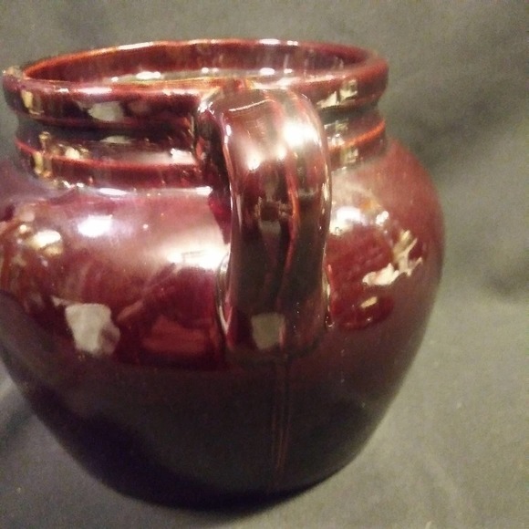 Dark Brown Ceramic Bean Pot USA - Picture 9 of 12